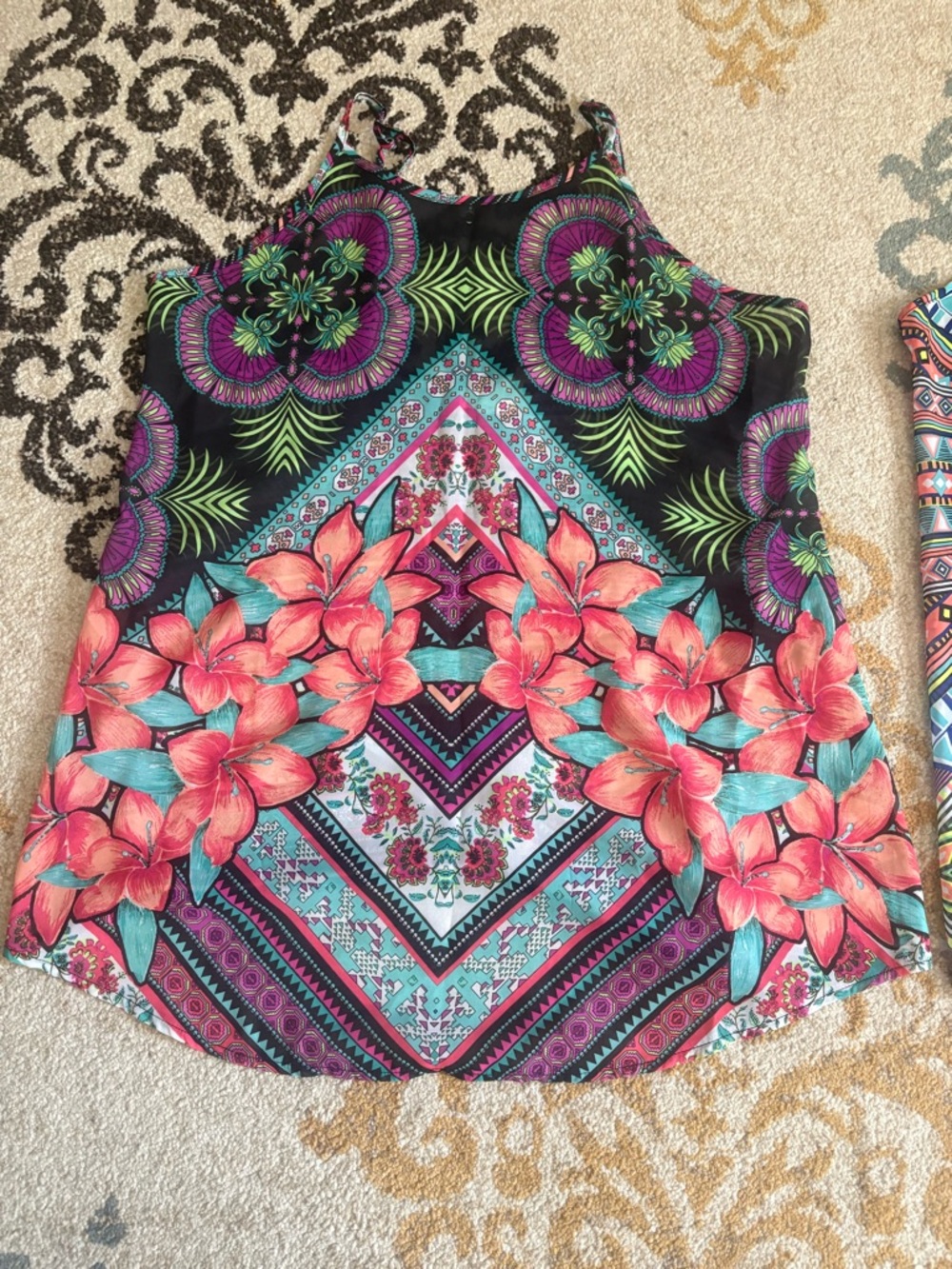 OP Floral Geometric cover ups lot of 2